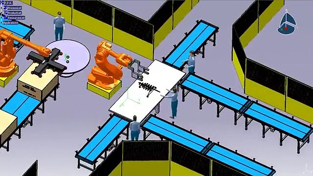 Black Hawk AirCraft Assembly Animation in DELMIA V5R17(Part-1) LINKOPING UNIVERSITY SWEDEN