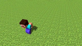 That's what Steve is trying to do backflip ( Minecraft Animation )