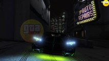 GTA 5 PC Mods - Lamborghini LP700-4 Green Burst Line Texture (Paint Job)