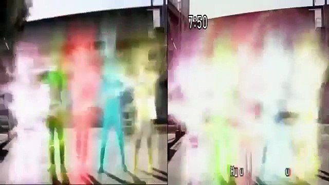 Power Rangers Super Megaforce vs Kaizoku Sentai Gokaiger (All Red Rangers Comparison)