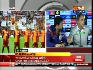 Mancini çok sert: "Hakem maça olumsuz olarak damga vurdu!"