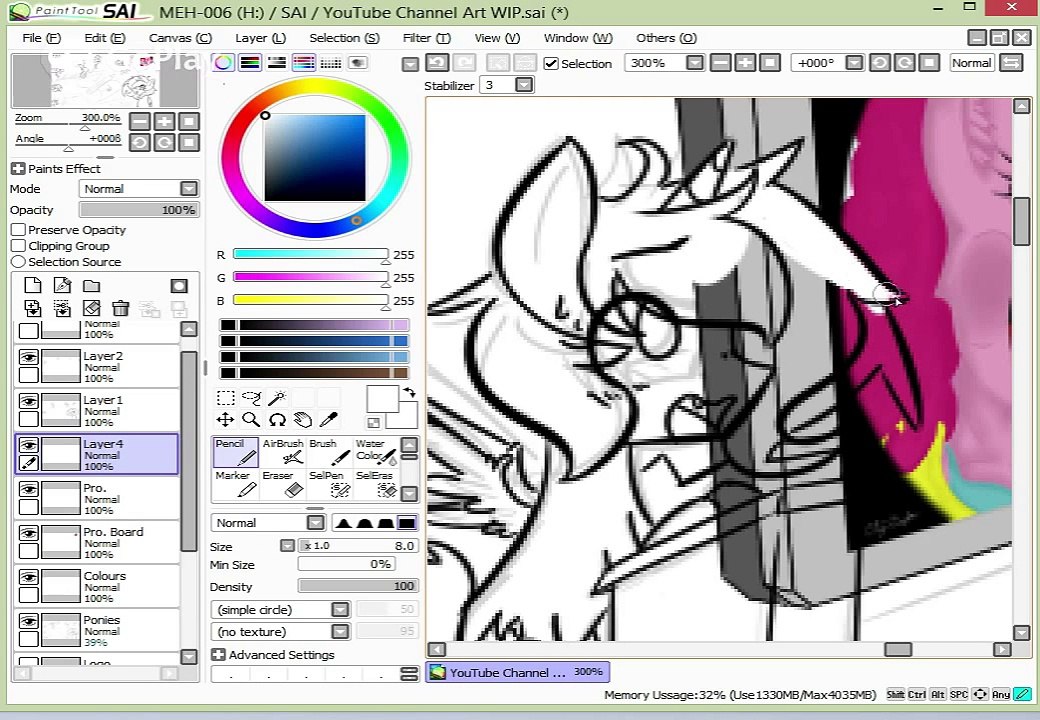 FFStudios YT Channel Art Speedpaint :: Happy 40 Subscribers!!~