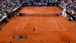 Roger Federer - Top 10 unreal Improvisations (HD)