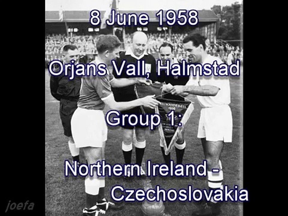 1958 WC G1 R1 Northern Ireland - Czechoslovakia (08.06.1958)