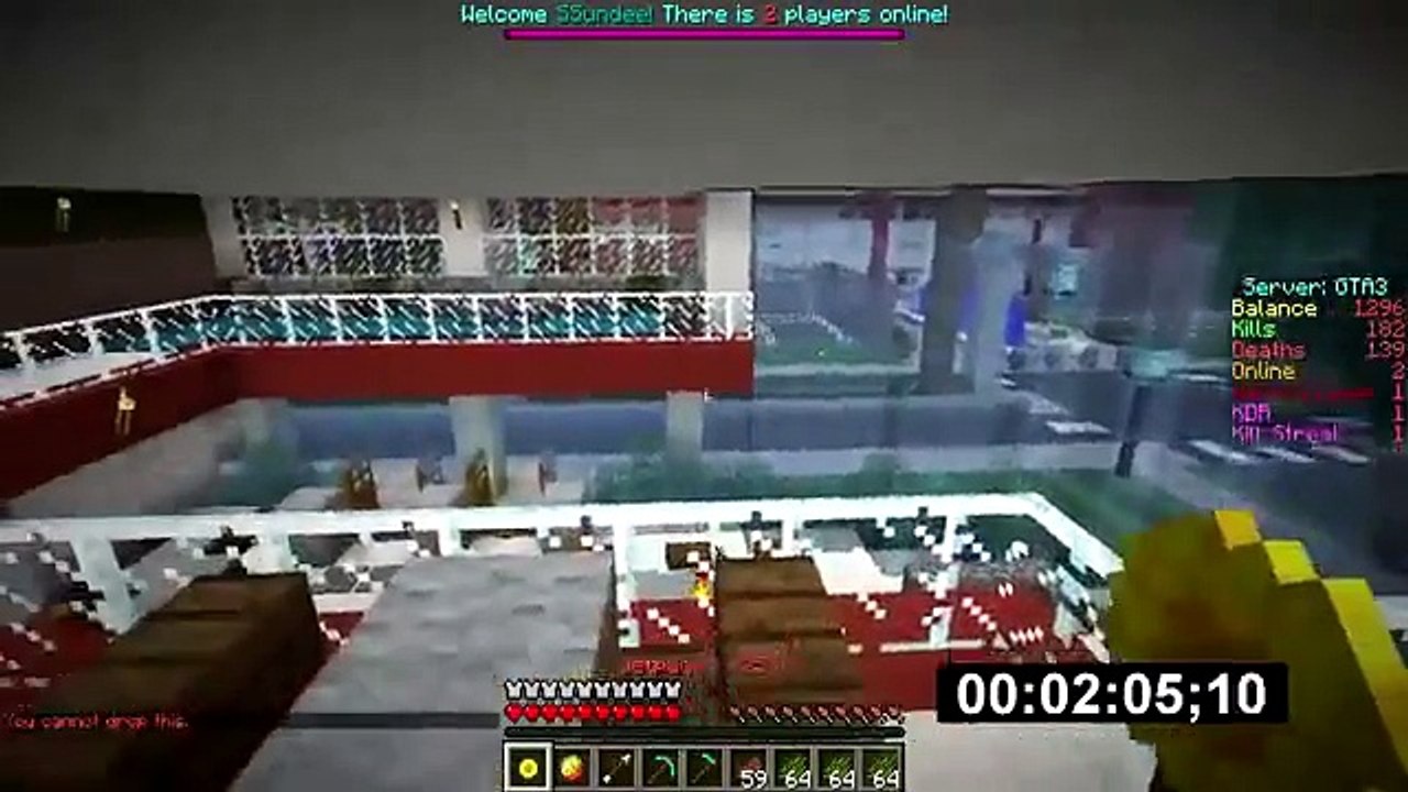 Minecraft GTA V  Robber Sniper Over Powered!