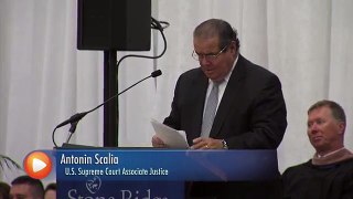 Supreme Court Justice Antonin Scalia's Commencement Address at Stone Ridge