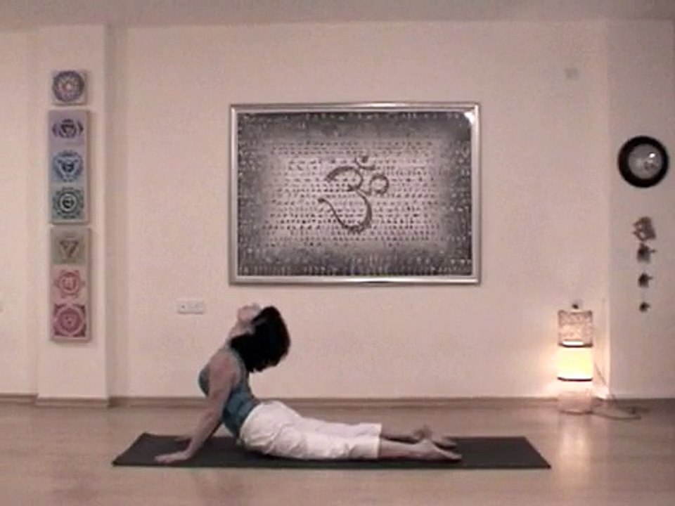 Yael Ziv, "Hatha-Raja" Yoga Center, Sun Salutation pose (Surya Namaskar)