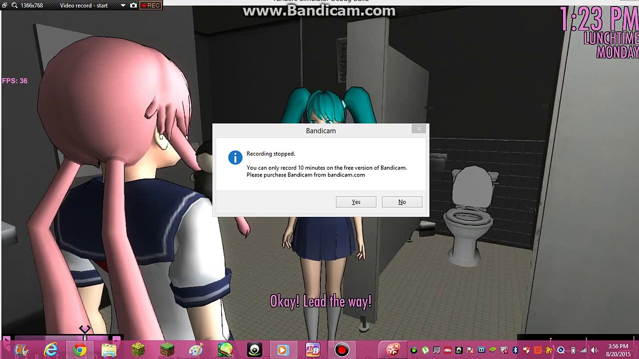 Yandere Simulator #2 Hatsune Miku ^^