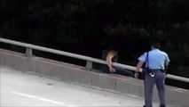 Police Officer Stops Man from Committing Suicide Then Hugs Him