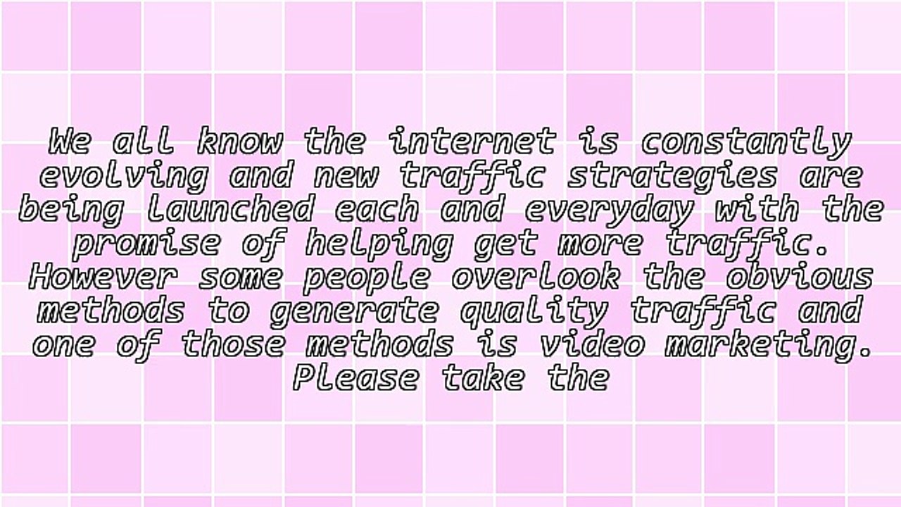 Video Marketing Tips For More Traffic