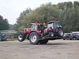 Farm Tractor CASE TRAKTOR in action used tractors show