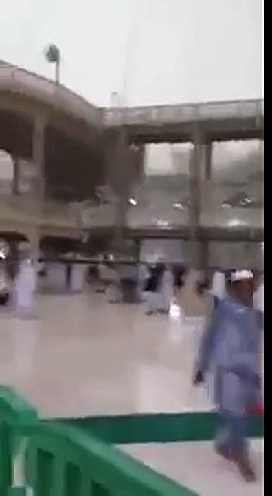 makkah haram Crane Collapse 87+ Dead in Saudi Arabia - Strong Storms Crane Collapseحرم پاک میں حادثہ کی ویڈیو    انا للہ وانا الیہ راجعون
