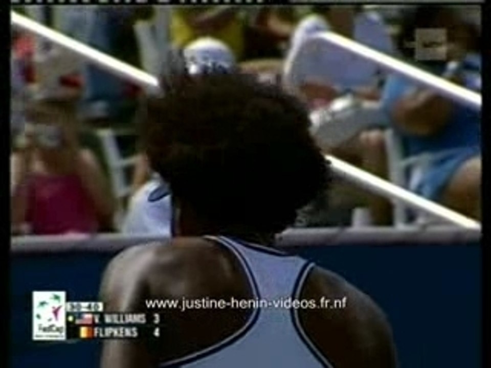 Fed Cup 2007 V.Williams-Flipkens (part3)