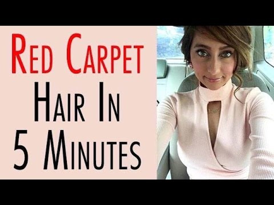 Red Carpet Hair In 5 Minutes | Anusha Dandekar