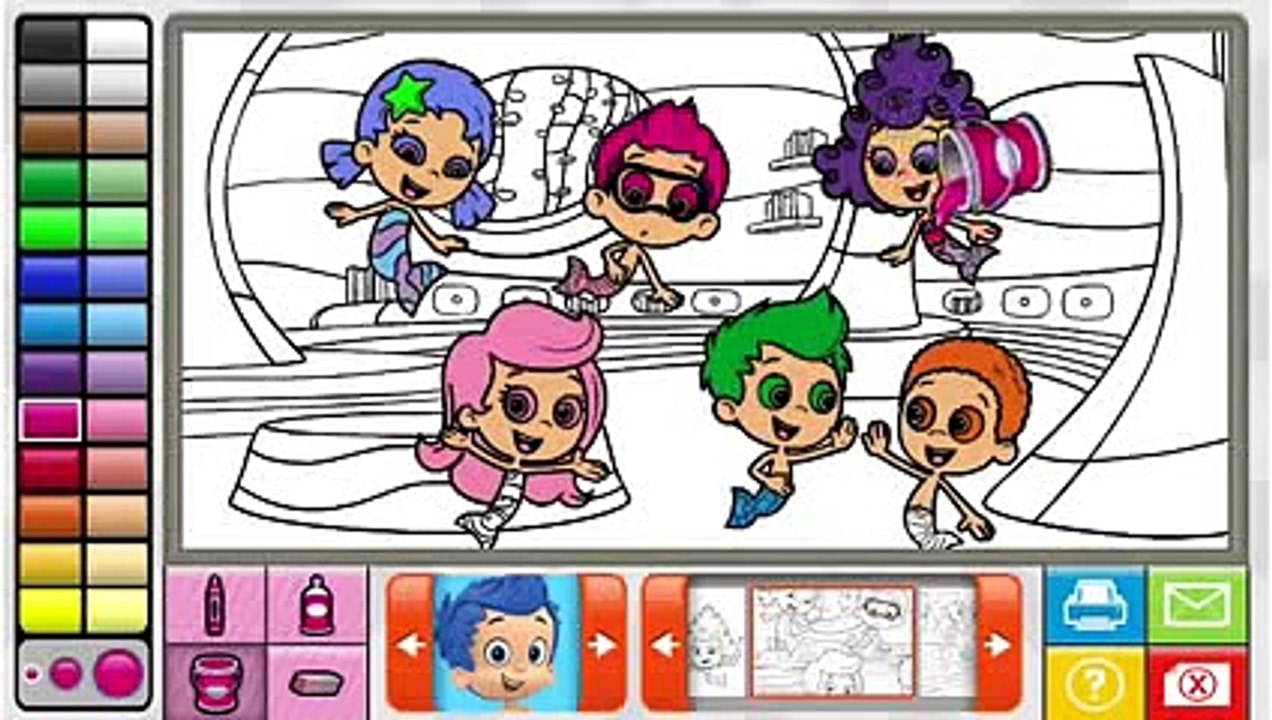 Bubble Guppies - Coloring Book - Part 2 - Watch dora la exploradora español