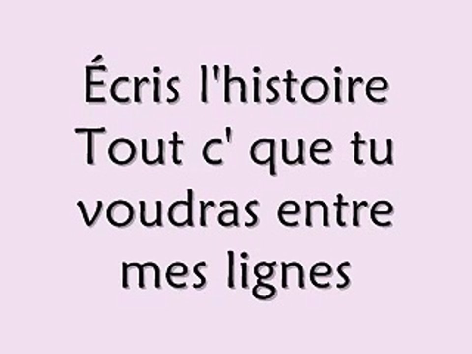 Grégory Lemarchal chante "écris l'histoire"