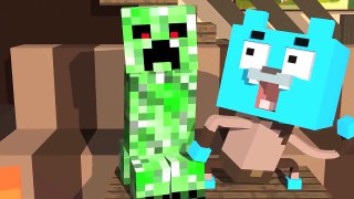 A Minecraft Animation The Amazing World of Gumball Parody 3d Minecraft Animations