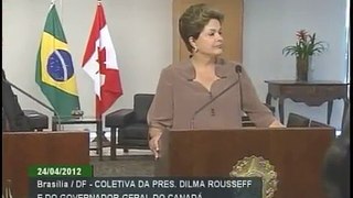 Dilma recebe governador-geral do Canadá para discutir programa Ciência Sem Fronteiras