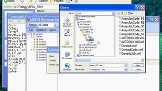 ANSYS Tutorial: APDL and Remote Solve Manager