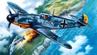 War Thunder Simulator - Bf109 vs Spitfire