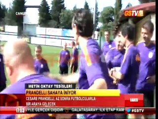 Prandelli, futbolcularla bir araya geldi!