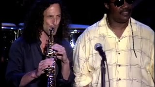 Kenny G and Stevie Wonder