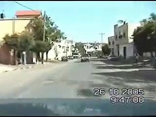 מרדף רכב גנוב בשטחי הרשות הפלסטינאית .