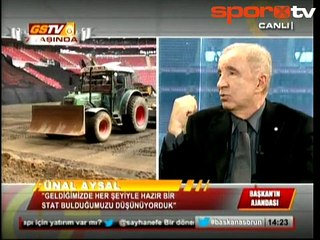 Ünal Aysal: "Arena Beşiktaş maçına yetişebilir"