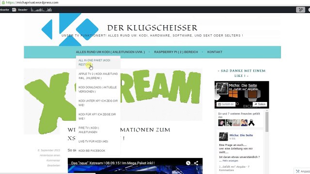 KODI KOMPLETTPAKET ANLEITUNG, UPDATE 08.09.15 RASPBERRY, PC, MAC, WINDOWS, ANDROID uvm