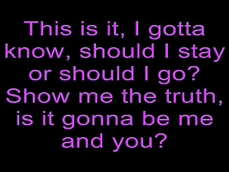 Let it Shine - Me and You (Lyrics)