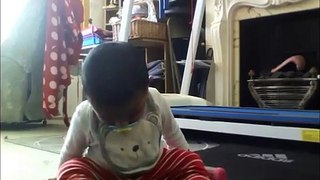 Baby sleeping vs cartoon