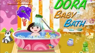 Dora Baby Bathing gameplay for little girls Game 001