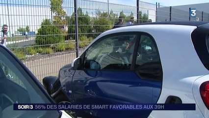 Les salariés de l'usine Smart favorables aux 39 heures