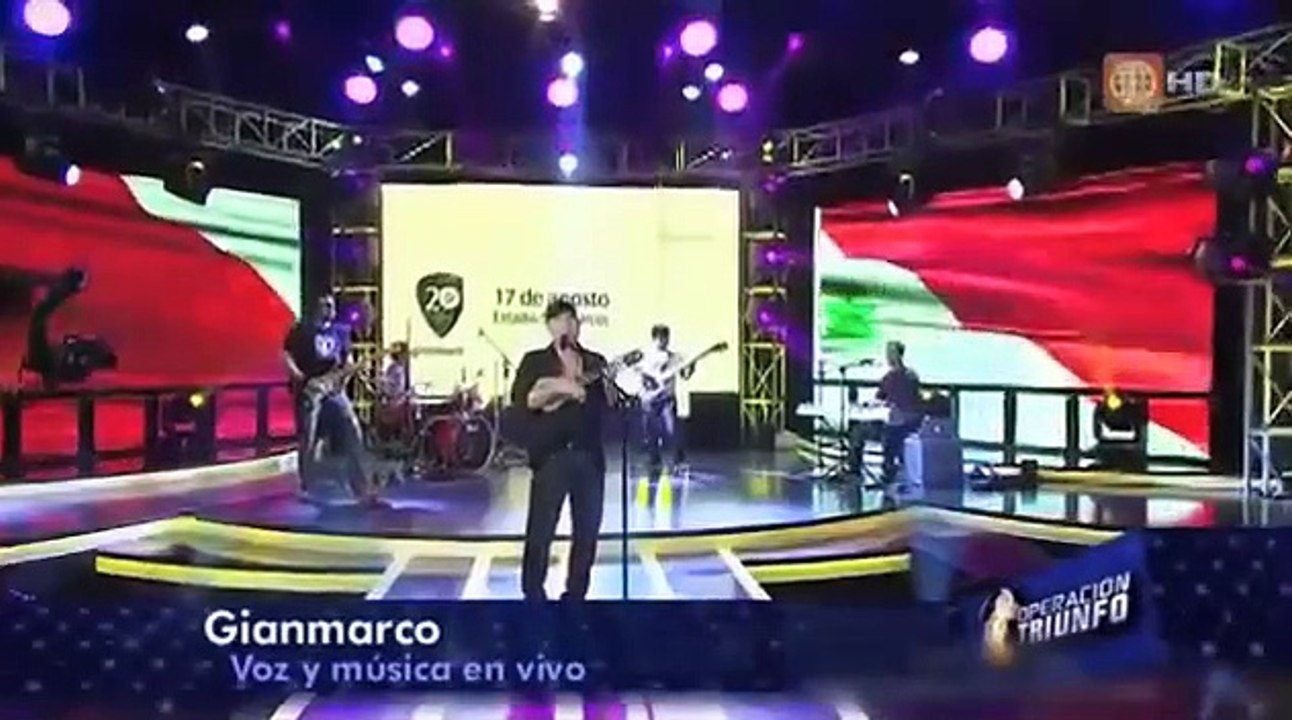 Lucho Quequezana sorprende a Gianmarco en Vivo - Operación Triunfo