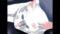 #pawgustart #digital #painting - speed painting a cat