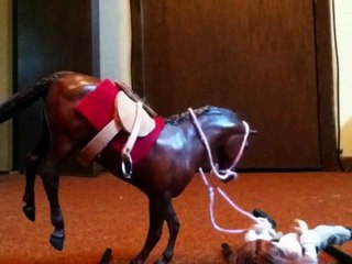 A bad day at Cimarron Stables breyer stop motion
