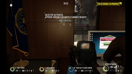 Let's Play Payday 2 w/ Ian, Mark, Steve, and Robert -Part 3- BELGIANS