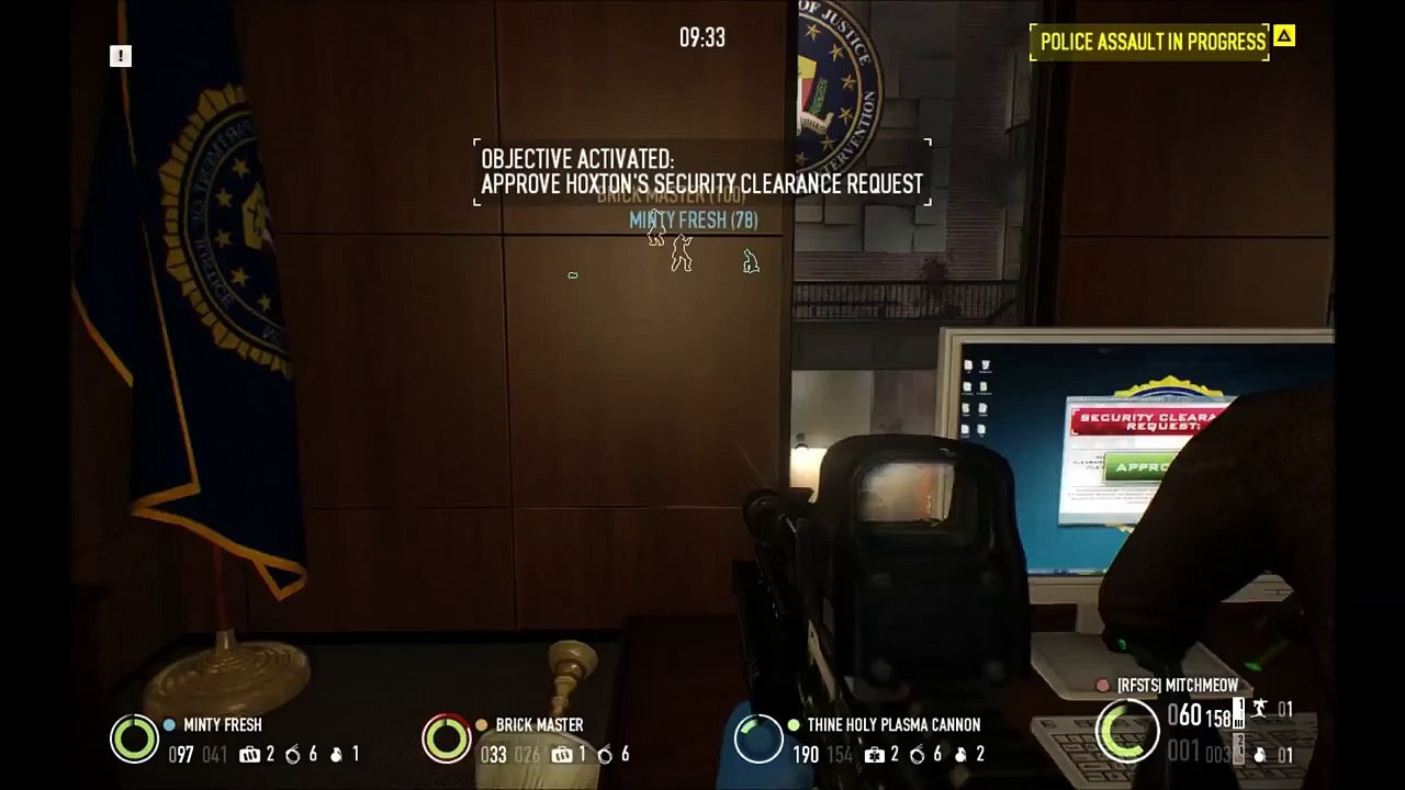 Let's Play Payday 2 w/ Ian, Mark, Steve, and Robert -Part 3- BELGIANS
