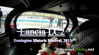 Lancia LC2, on board footage from the 2013 Donington Historic Festival