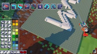 LEGO Worlds Game - Main Title Logo - Time-Lapse Build