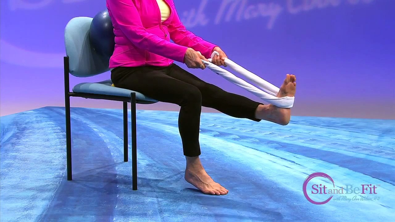 Sit and Be Fit with Mary Ann Wilson RN, Feet Exercises with Towel