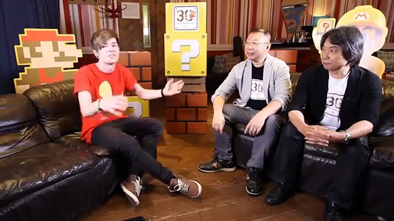 tdm | SUPER MARIO MAKER w/ Shigeru Miyamoto & Takashi Tezuka!! | dantdm