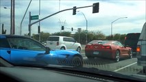 Group of 2014 C7 Corvette Stingrays caught on the street - Arizona