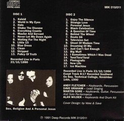 Depeche Mode - adicction (Ghost of modern times) LIVE nov 14 1980 Southend On Sea College