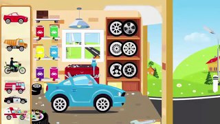 Car Wash Cartoon For Kids | Car Washing For Kids