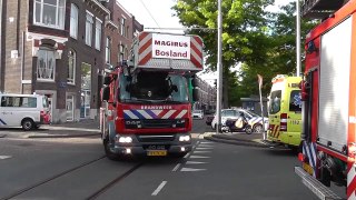 Middel gebouwbrand aan de Schietbaanlaan (inzet: Politie, Ambulance, Brandweer.)