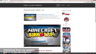 How To Make a Minecraft Bukkit Server (1.7.9 / 1.8)