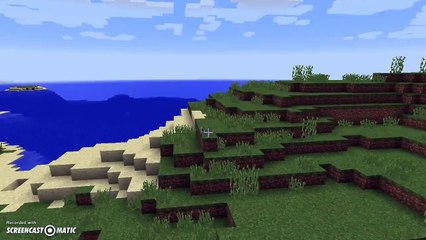 Minecraft slimeblock trampoline & how to swich game modes in Demo