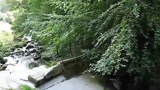 Pistyll Rhaeadr Waterfall in Wales