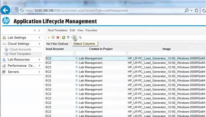 HP Performance Center Cloud Testing (Amazon)